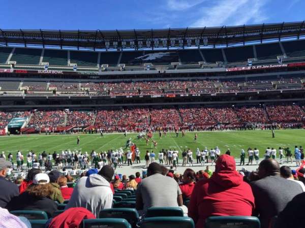 Lincoln Financial Field, section: 101, row: 18, seat: 20