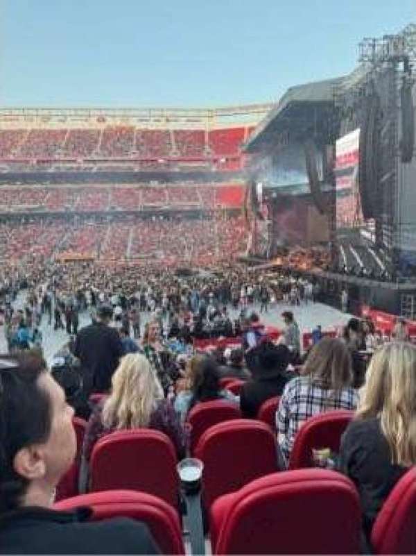 Levi's Stadium, section: C136, row: 16, seat: 5