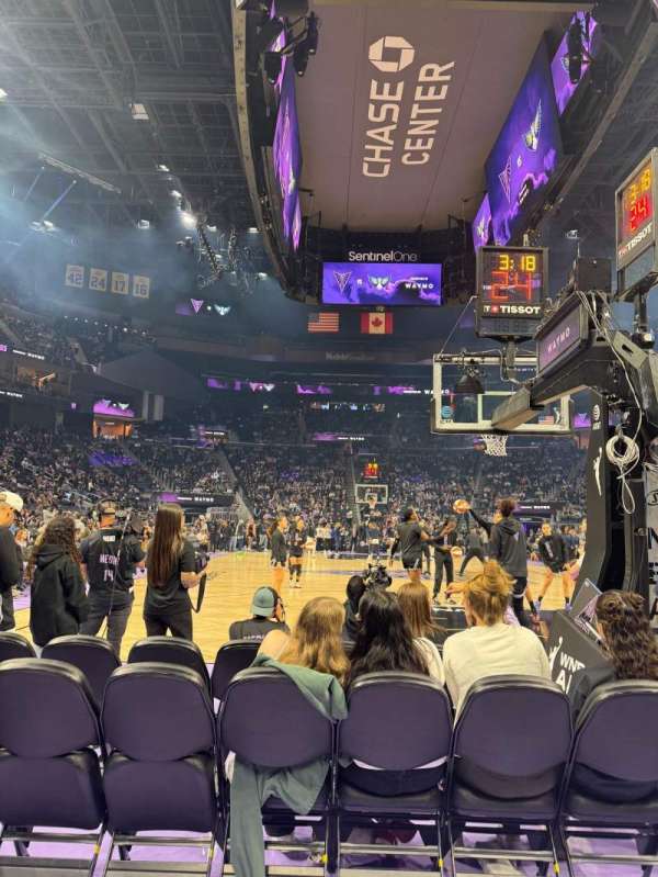 Chase Center, section: 10, row: A1, seat: 3