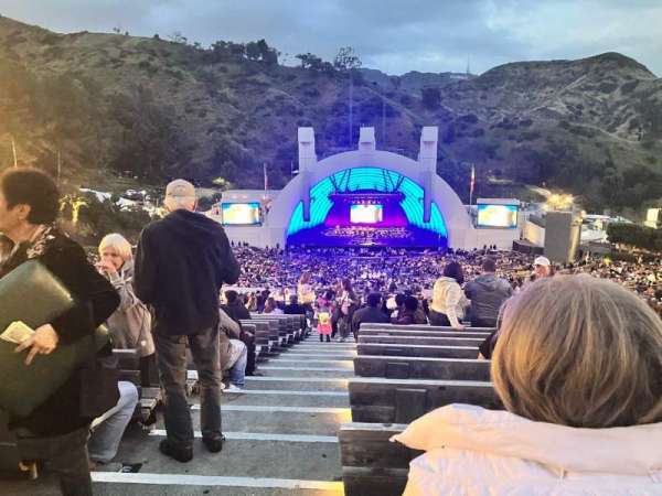 Hollywood Bowl, section: M1, row: 22, seat: 45