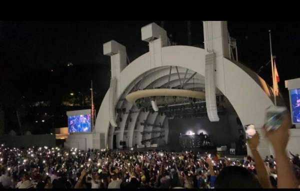 Hollywood Bowl, section: D, row: 13, seat: 4