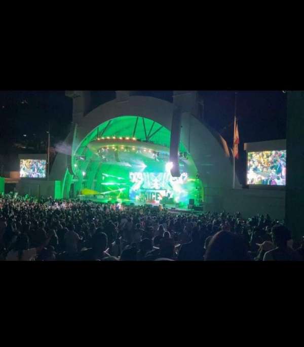 Hollywood Bowl, section: D, row: 7, seat: 4