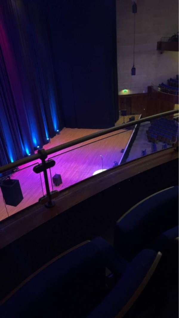 Sheffield City Hall, section: Sbalc, row: B, seat: 90