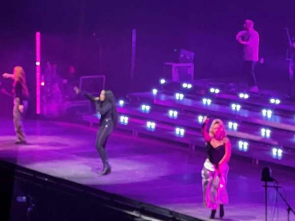 The O2, London, section: 112, row: R, seat: 372