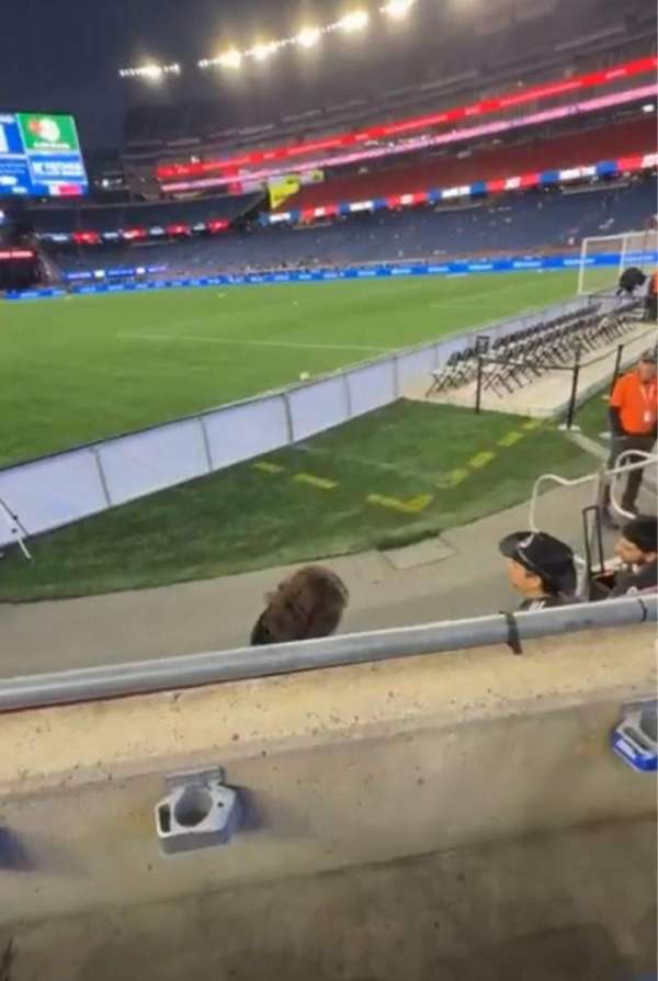 Gillette Stadium, section: 124, row: 2, seat: 8