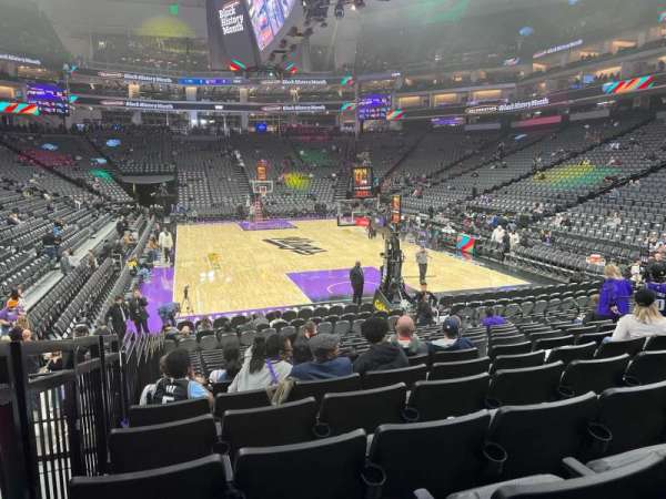 Golden 1 Center, section: 114, row: F, seat: 13