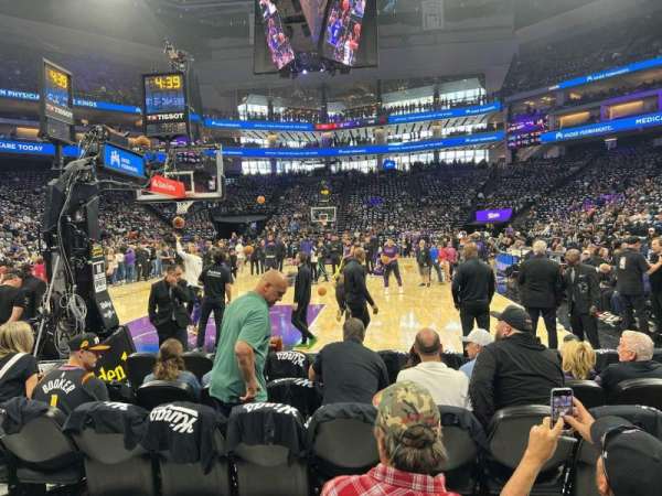 Golden 1 Center, section: 113, row: CCC, seat: 11