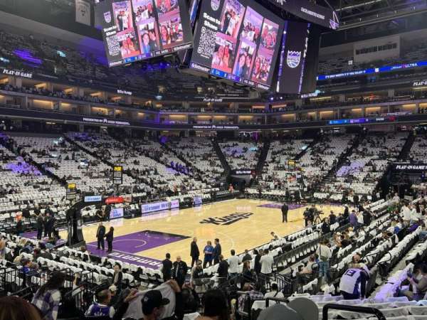 Golden 1 Center, section: 124, row: G, seat: 1 & 2