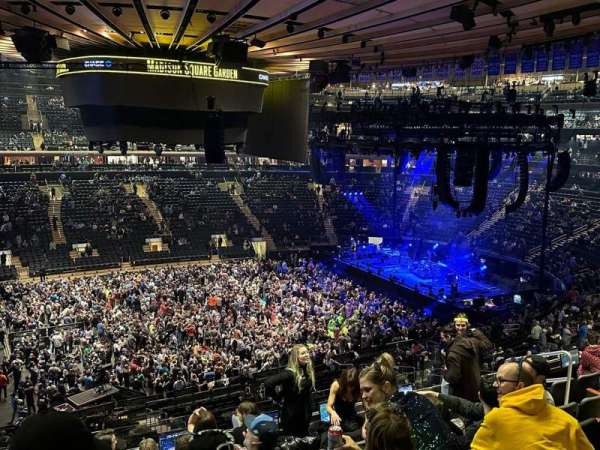 Madison Square Garden, section: 210, row: 8, seat: 8
