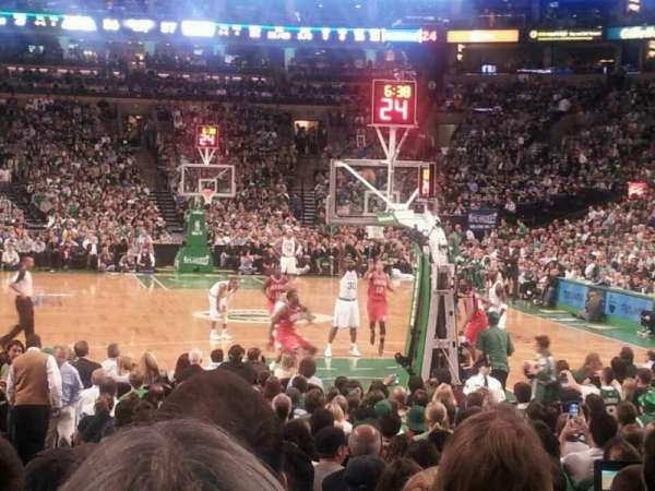 TD Garden, section: 7, row: 9, seat: 9