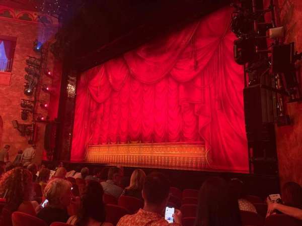 August Wilson Theatre, section: Orchestra R, row: G, seat: 16