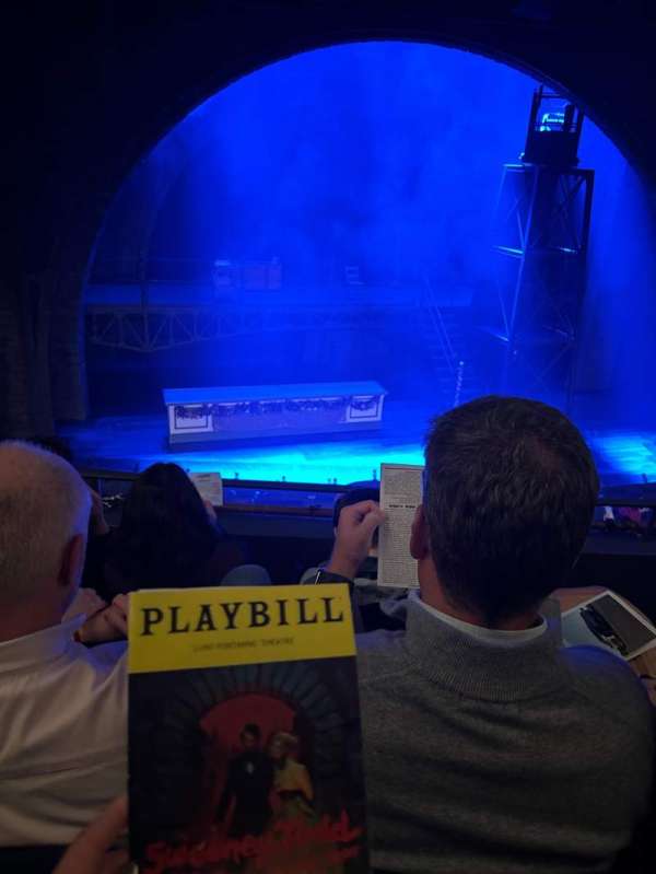 Lunt-Fontanne Theatre, section: Front Mezzanine C, row: C, seat: 105