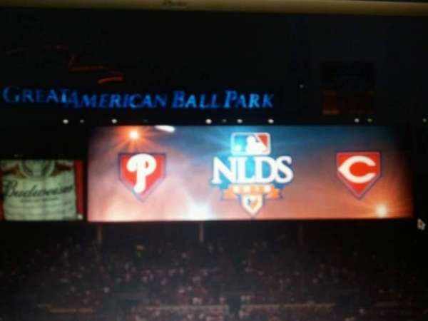 Great American Ball Park, section: 528