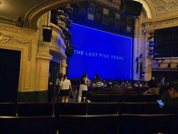 Hudson Theatre, section: Orchestra L, row: P, seat: 11