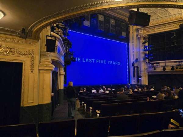 Hudson Theatre, section: Orchestra L, row: P, seat: 13
