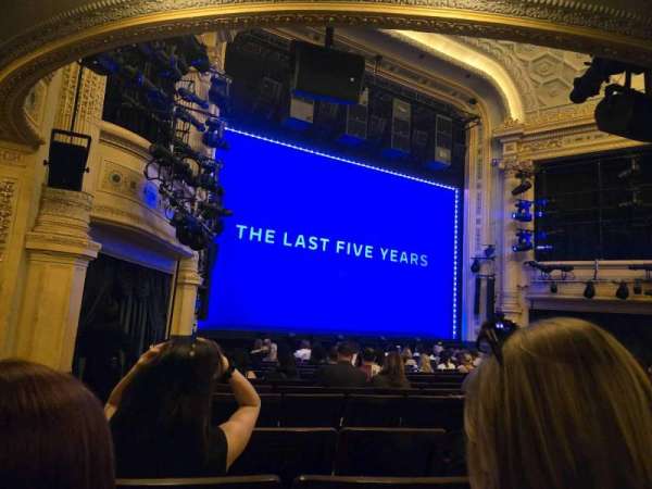 Hudson Theatre, section: Orchestra L, row: P, seat: 7