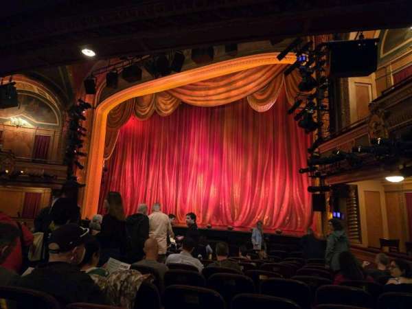 Todd Haimes Theatre, section: Orchestra R, row: L, seat: 8