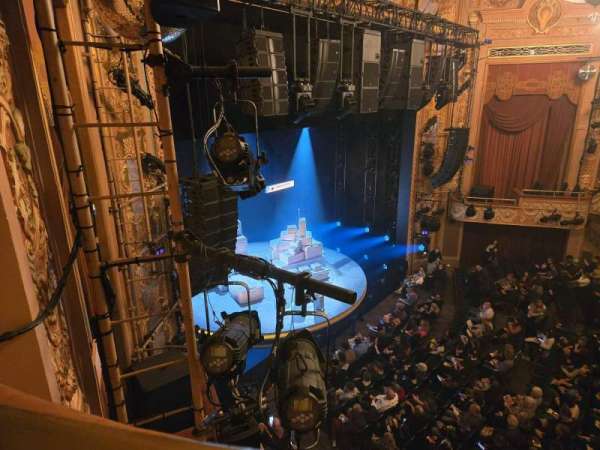 Longacre Theatre, section: Balcony L, row: A, seat: 28