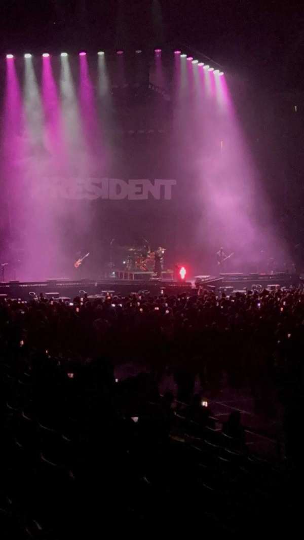Oakland arena, section: 111, row: 11, seat: 1