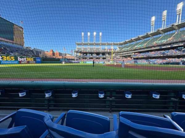 Progressive Field, section: 169, row: B, seat: 5
