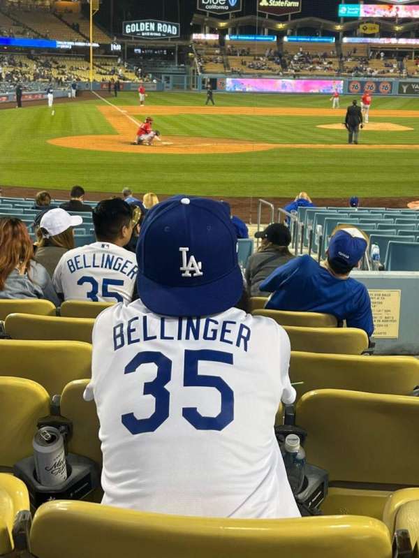 Dodger Stadium, section: 8FD, row: J, seat: 9