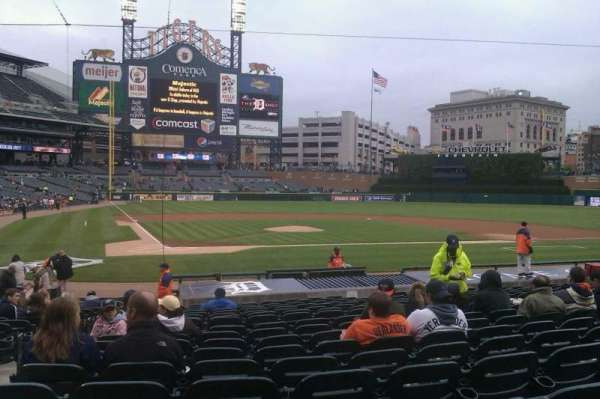 Comerica Park, section: 124, row: 24, seat: 13