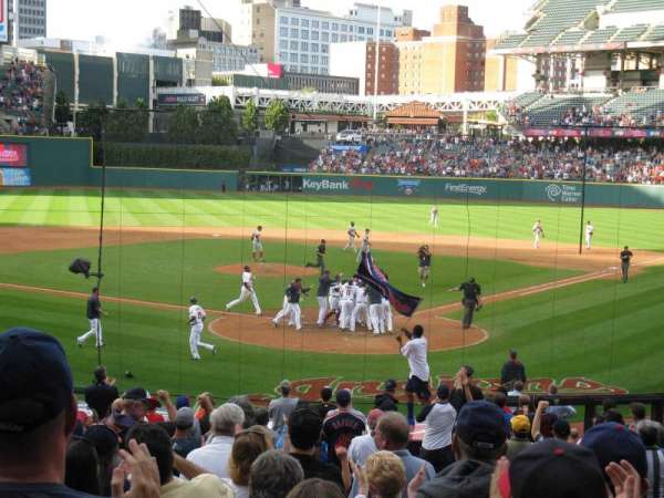 Progressive Field, section: 155, row: CC, seat: 2