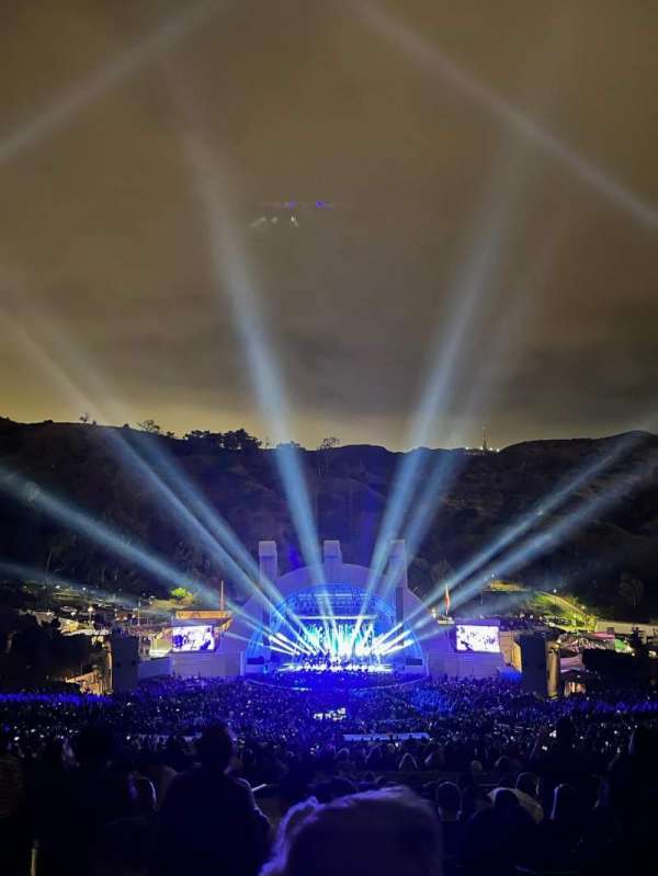 Hollywood Bowl, section: R1, row: 13, seat: 47