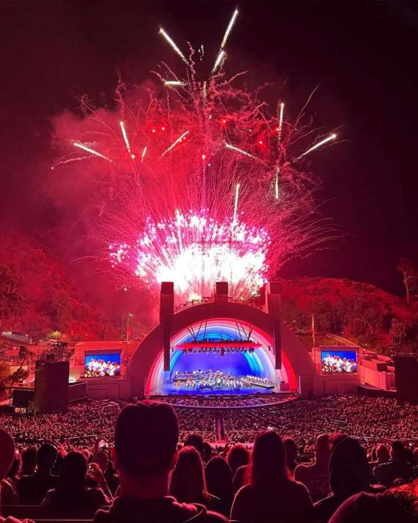 Hollywood Bowl, section: N2, row: 21, seat: 103