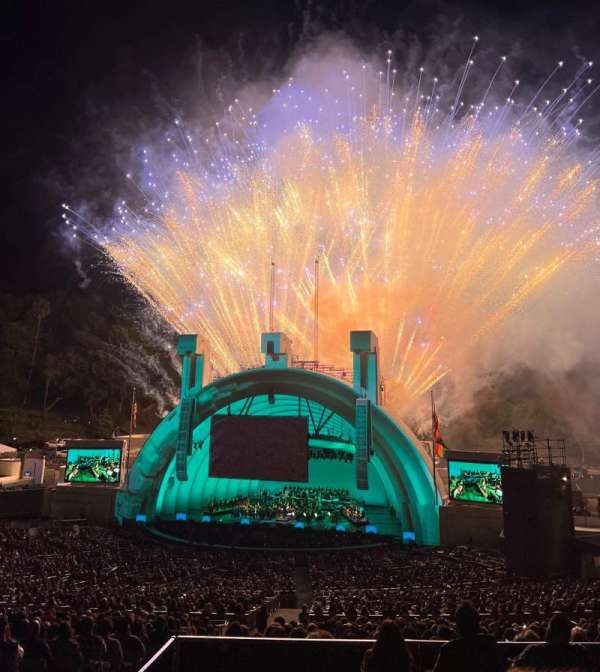 Hollywood Bowl, section: L1, row: 3, seat: 17