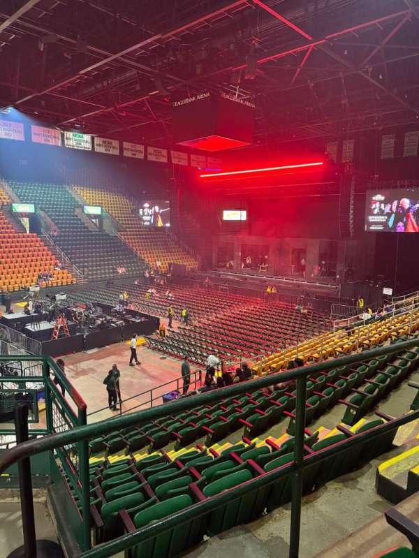 EagleBank Arena, section: 104, row: H, seat: 6