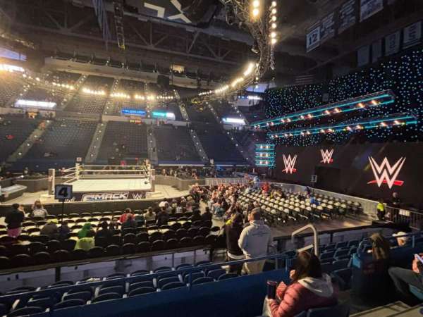 PeoplesBank Arena, section: 116, row: J, seat: 3