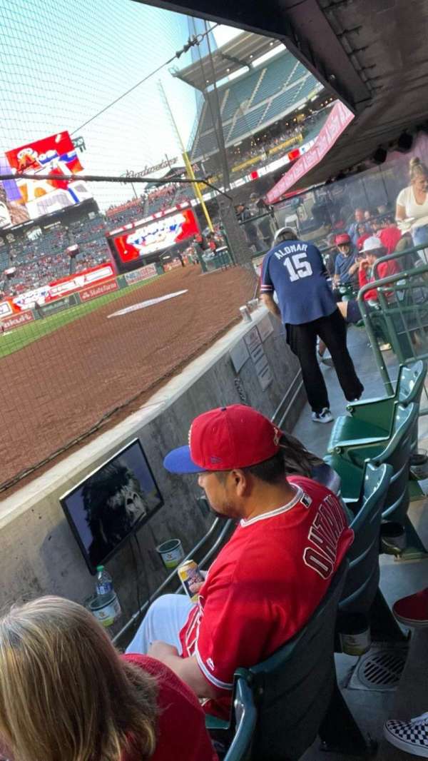 Angel Stadium, section: Dugout Suite 7