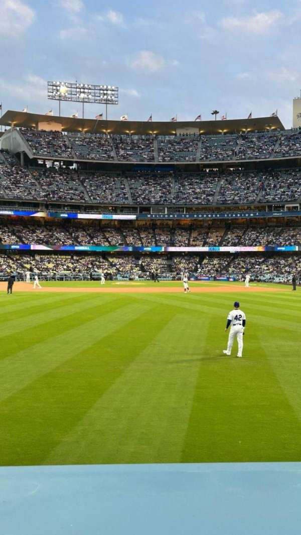 Dodger Stadium, section: LF Home Run Seat A, row: 1, seat: 3