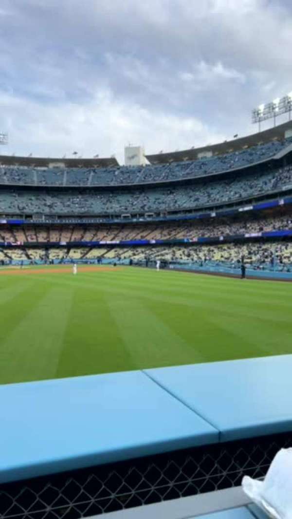 Dodger Stadium, section: LF Home Run Seat A, row: 1, seat: 3