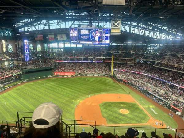 Globe Life Field, section: 307, row: 9, seat: 4