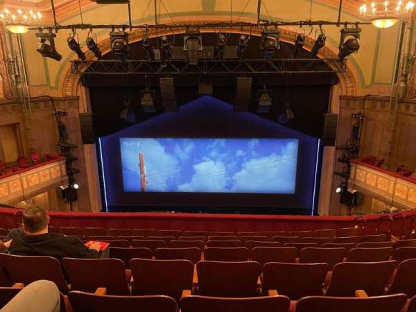 Booth Theatre, section: Mezzanine C, row: H, seat: 109
