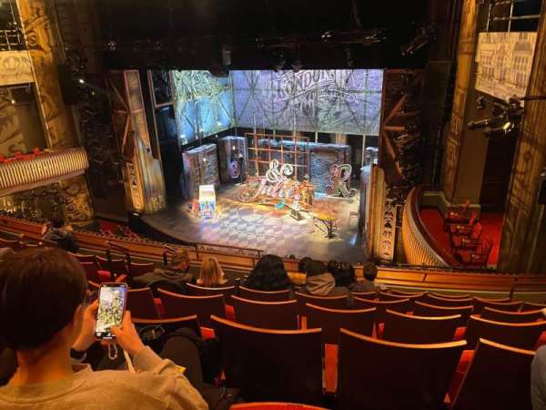 Stephen Sondheim Theatre, section: Mezzanine R, row: GG, seat: 14
