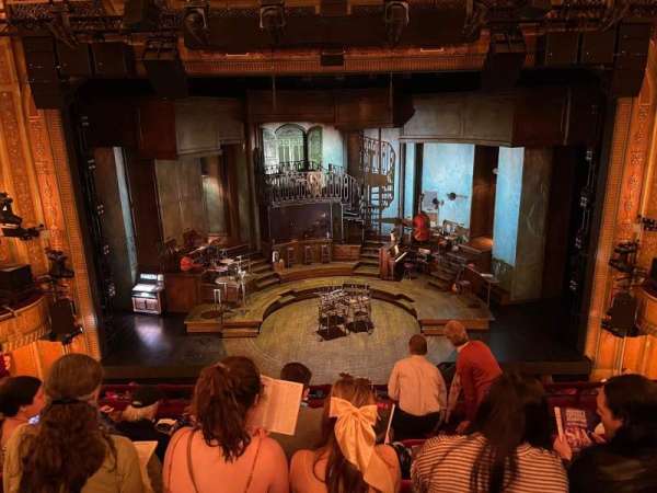 Walter Kerr Theatre, section: Mezzanine C, row: F, seat: 107