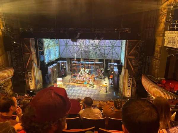 Stephen Sondheim Theatre, section: Mezzanine C, row: GG, seat: 102