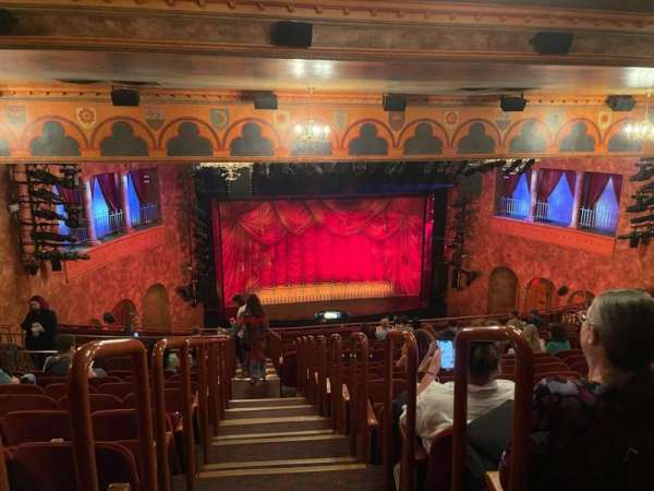 August Wilson Theatre, section: Mezzanine C, row: Q, seat: 118
