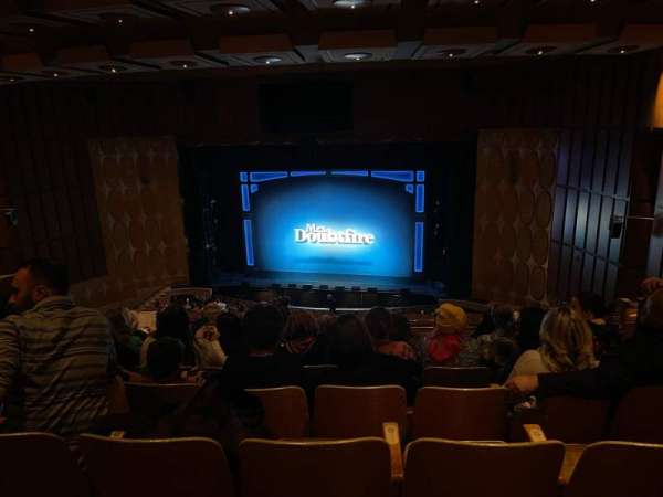 Fisher Theatre, section: Loge RC, row: H, seat: 118