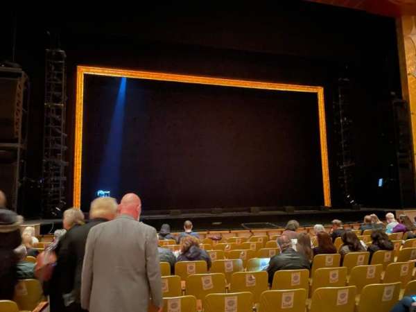 Fisher Theatre, section: Main Floor L, row: S, seat: 15