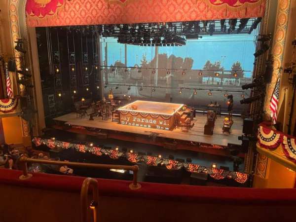 Bernard B. Jacobs Theatre, section: Mezzanine R, row: C, seat: 4