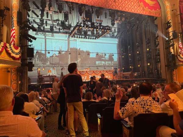 Bernard B. Jacobs Theatre, section: Orchestra L, row: K, seat: 1