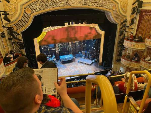 James Earl Jones Theatre, section: Balcony L, row: D, seat: 1