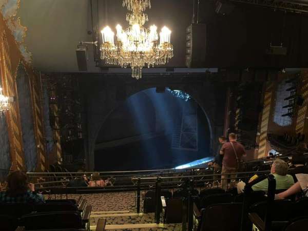 Lunt-Fontanne Theatre, section: Middle Mezzanine L, row: F, seat: 1