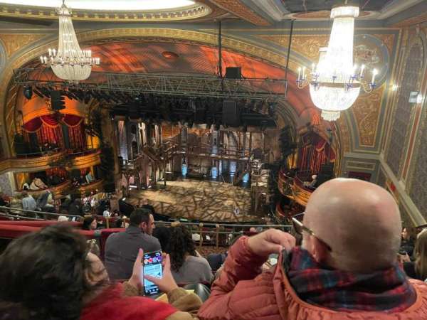 Richard Rodgers Theatre, section: Rear Mezzanine R, row: N, seat: 18