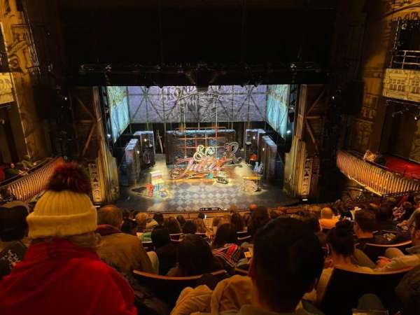 Stephen Sondheim Theatre, section: Mezzanine C, row: JJ, seat: 110
