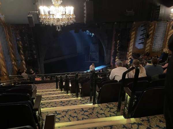 Lunt-Fontanne Theatre, section: Middle Mezzanine L, row: H, seat: 1